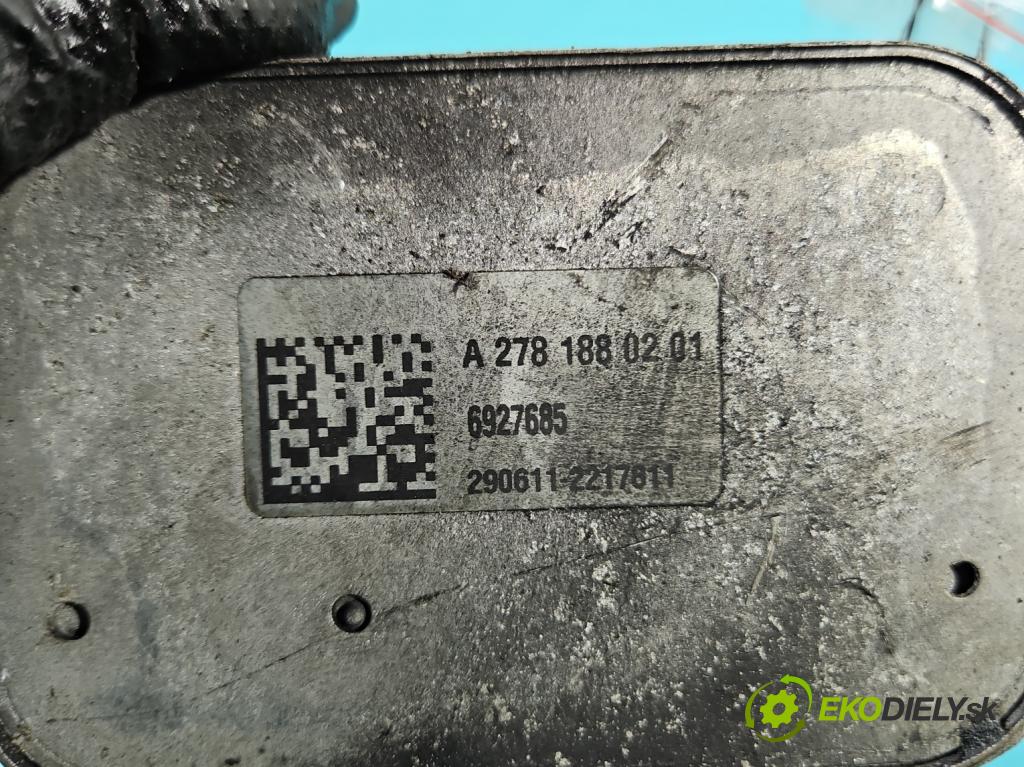 Mercedes CLS II C218 2010-2018 4.7 V8 (278922) 408KM automatic 300 kW 4663 cm3 4- chladič oleja: A2781880201