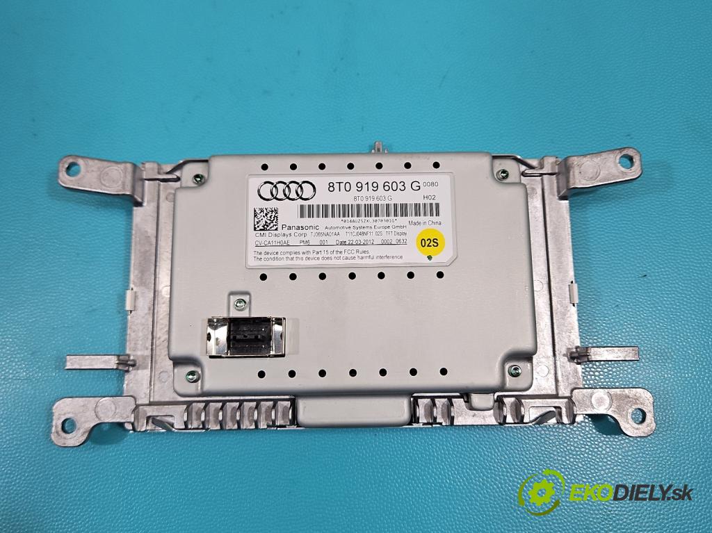 Audi Q5 2008-2016 2.0 TFSI 252KM automatic 185 kW 1984 cm3 5- Zobrazit: 8T0919603G (Prístrojová doska)