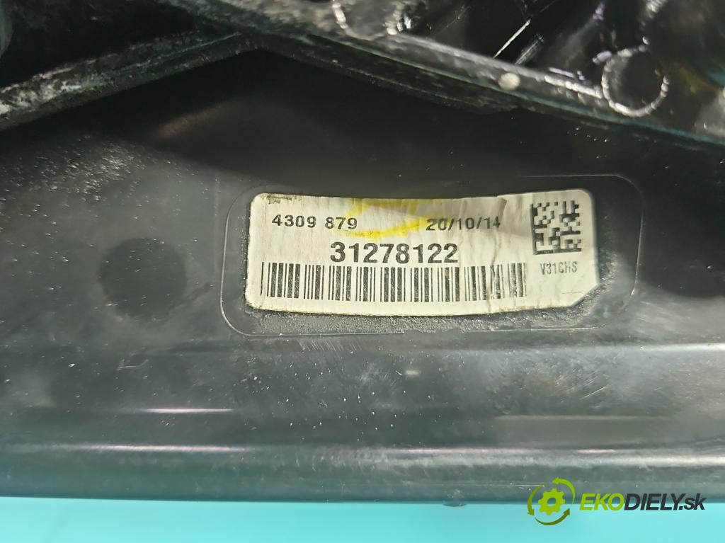 Volvo V40 II 2012-2019 1.6 D2 114 hp manual 84 kW 1560 cm3 5- zpětné zrcátko levé 31278122 (Klika dveří ostatní)