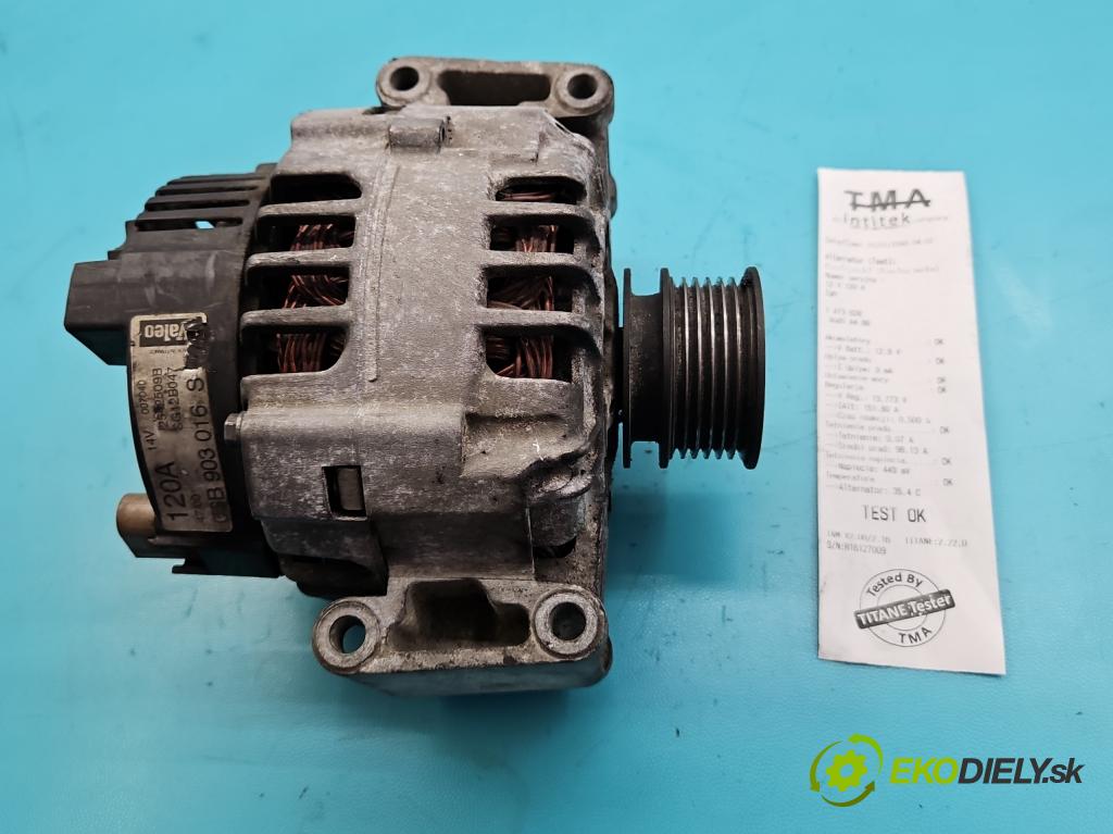 Audi A4 B6 2000-2004 2.0 20V 131 HP manual 96 kW 1984 cm3 4- Alternator 06B903016S (Alternátor)
