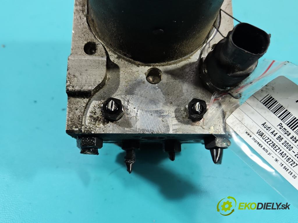 Audi A4 B6 2000-2004 2.0 20V 131 HP manual 96 kW 1984 cm3 4- čerpadlo abs 0265950011 (Pumpa ABS)