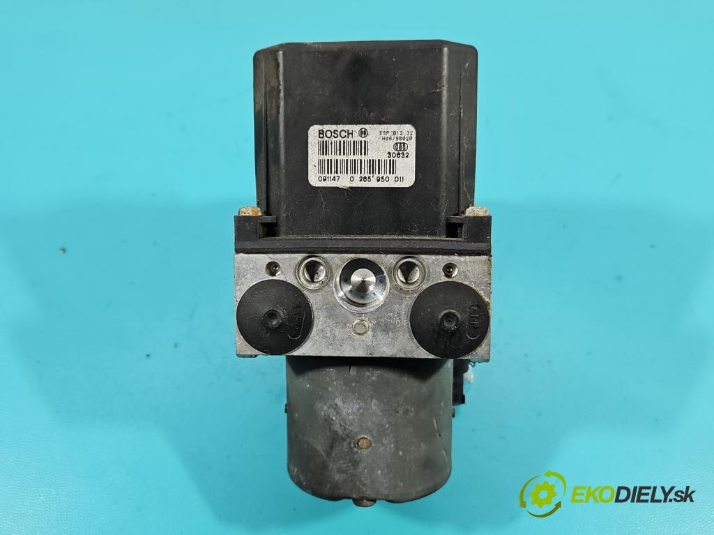 Audi A4 B6 2000-2004 2.0 20V 131 HP manual 96 kW 1984 cm3 4- čerpadlo abs 0265950011 (Pumpa ABS)