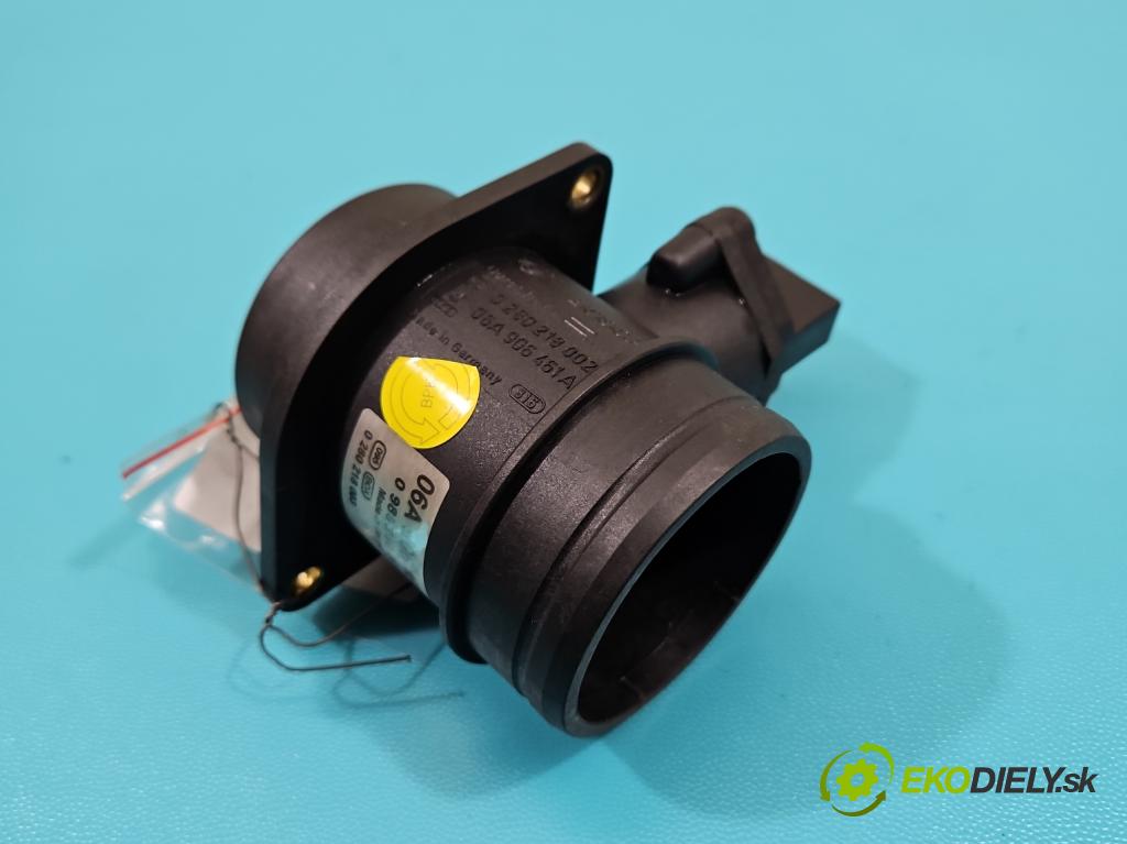 Vw Bora 2.0 8V 116 HP manual 85 kW 1984 cm3 5- průtokoměr: 0280218002 (Váha vzduchu)