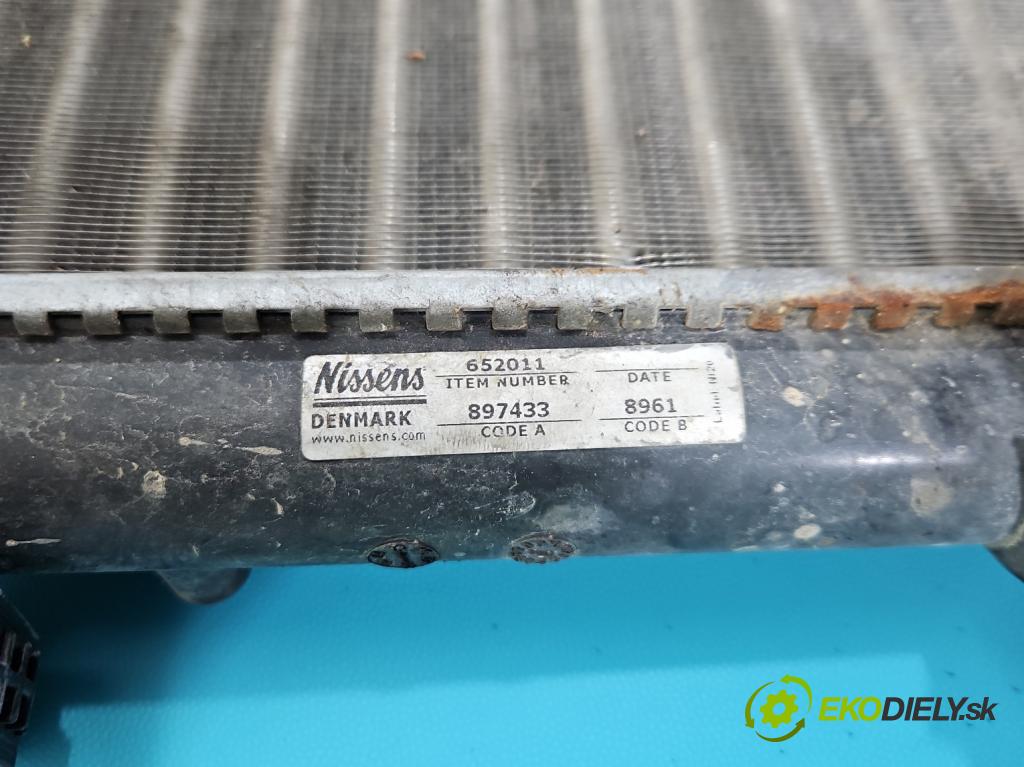 Vw Bora 2.0 8V 116 hp manual 85 kW 1984 cm3 5- Chladič vody  (Chladiče vody)