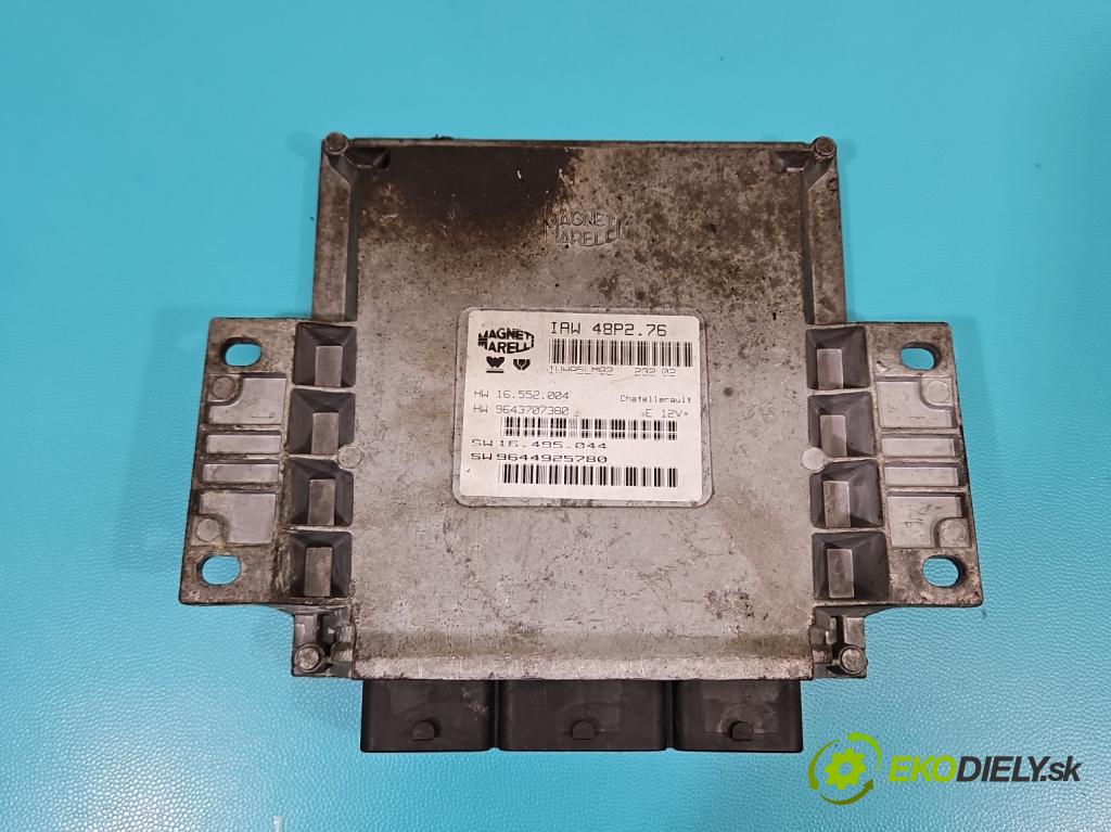 Peugeot 206 1.1 8V 60 HP manual 44 kW 1124 cm3 5- riadiaca jednotka motora IAW 48P2.76