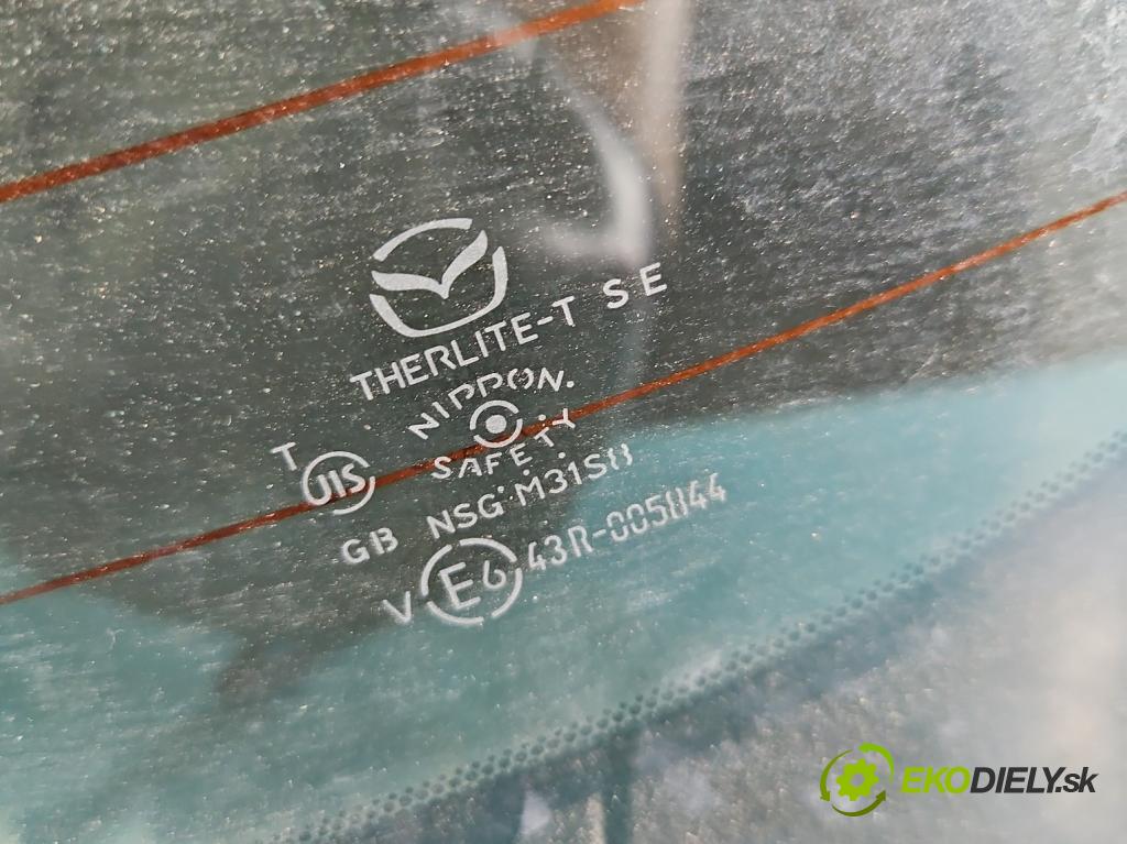 Mazda 6 III GJ 2012-2024 2.2d 150 HP manual 110 kW 2190 cm3 4- sklo zadná  (Sklo zadné)