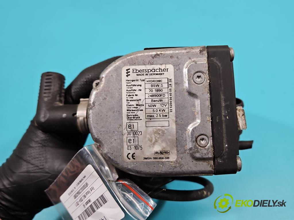 Ford Focus Mk2 2004-2011 2.0 16V 145 HP manual 107 kW 1999 cm3 5- Webasto B5WS (Webasto (nezávislé kúrenie))