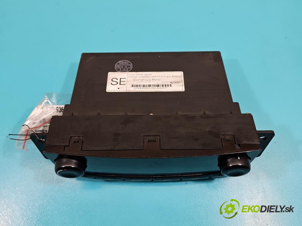 Ssangyong Rexton I 2001-2017 2.7 XDI 165 HP automatic 121 kW 2696 cm3 5- panel kúrenia 68700-08510
