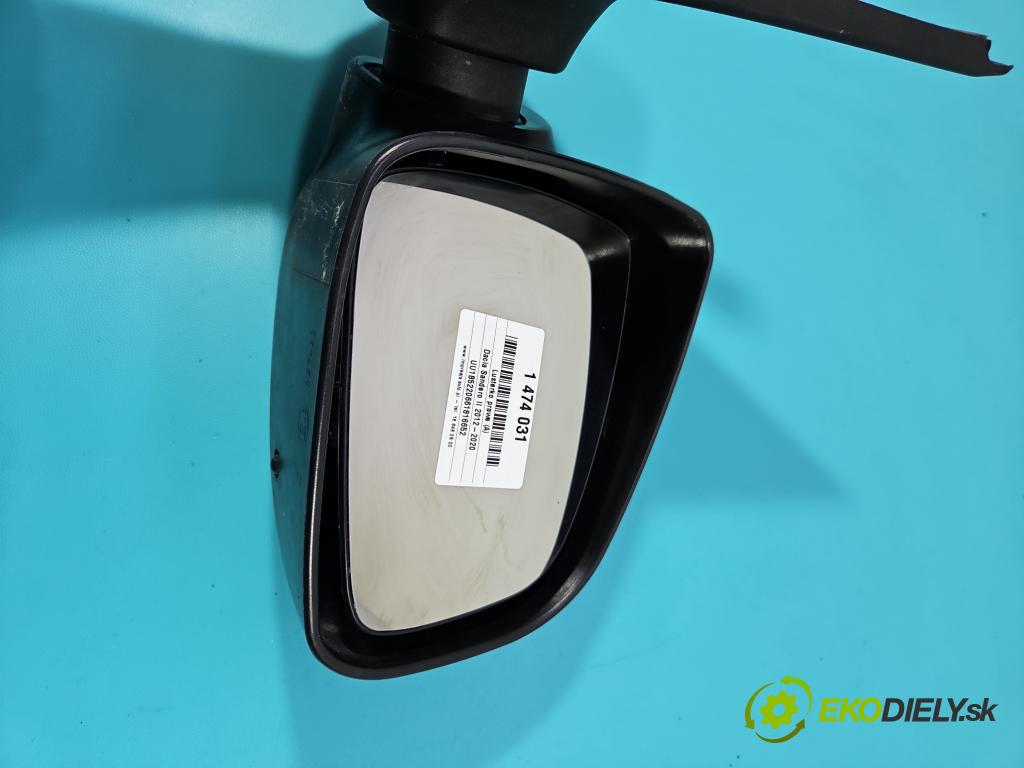 Dacia Sandero II 2012-2020 1.0 12V 73 hp manual 54 kW 999 cm3 5- zpětné zrcátko pravé  (Klika dveří ostatní)