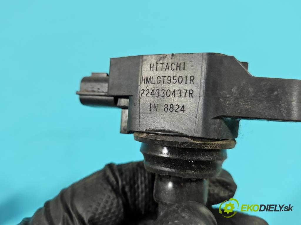 Dacia Sandero II 2012-2020 1.0 12V 73 HP manual 54 kW 999 cm3 5- cievka zapaľovacia 224330437R (Zapaľovacia cievka)