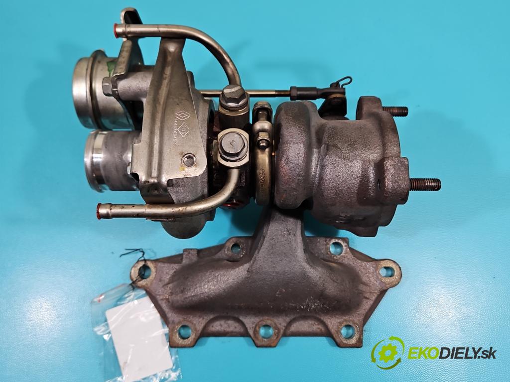 Renault Captur I 2013-2019 0.9 Tce 90 hp manual 66 kW 898 cm3 5- Turbodmychadlo 49373-04001 (Kompletní turbodmychadlo)