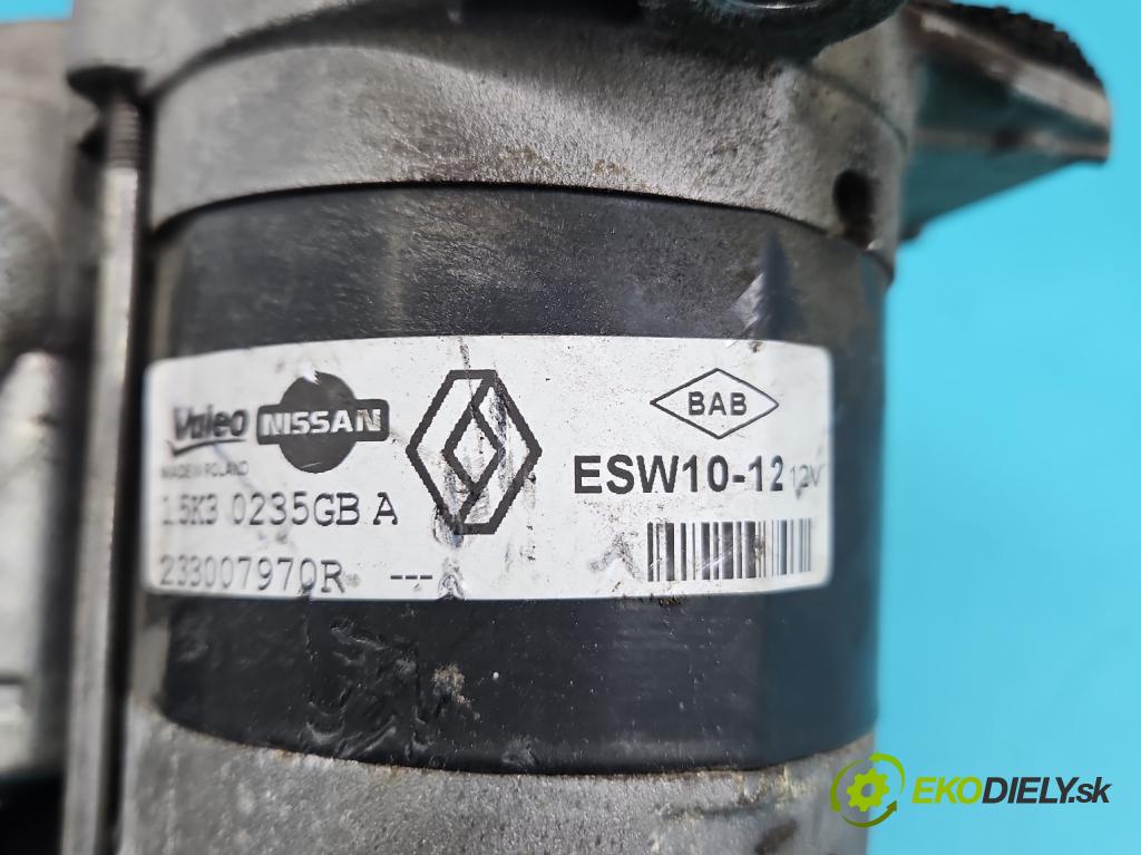 Renault Captur I 2013-2019 0.9 Tce 90 HP manual 66 kW 898 cm3 5- štartér 233007970R (Štartér)