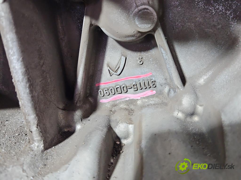 Toyota Yaris III 2011-2020 1.3 vvti 99 HP manual 73 kW 1329 cm3 5- prevodovka stupeň,rýchlosť manual