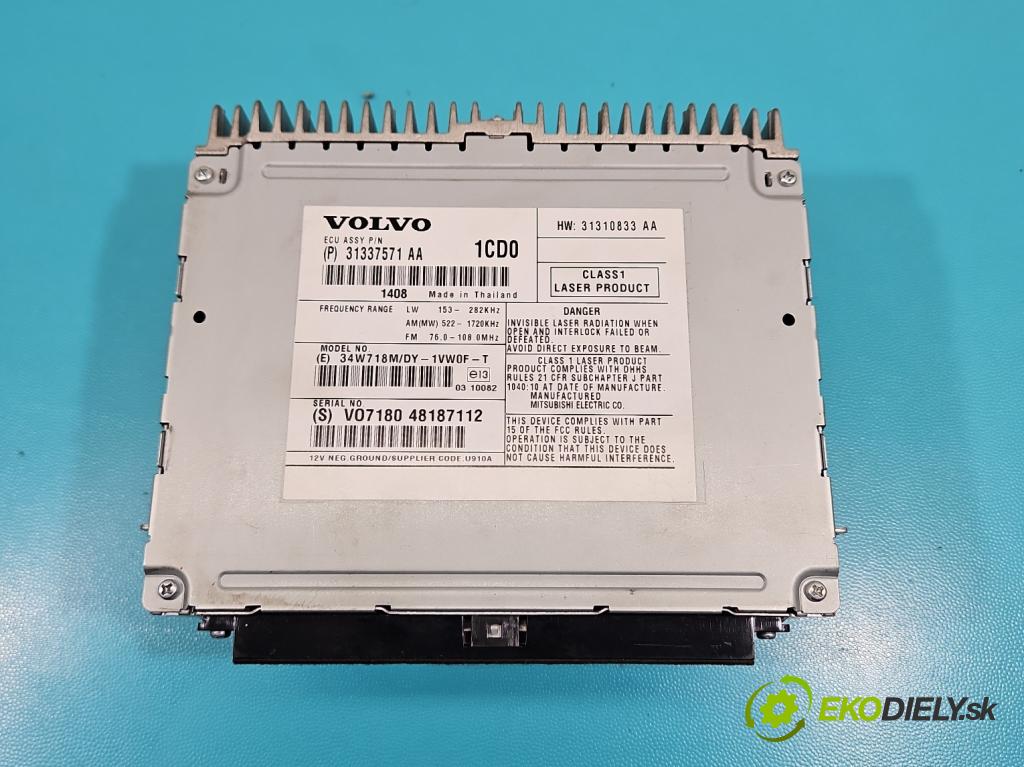 Volvo V40 II 2012-2019 1.6 D2 114 HP manual 84 kW 1560 cm3 5- Radio originál 31337571AA
