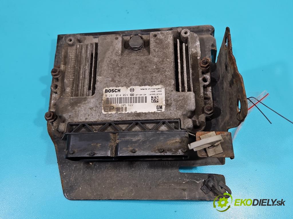 Opel Astra III 2004-2014 1.9 cdti 101 HP manual 74 kW 1910 cm3 5- riadiaca jednotka motora 0281014024