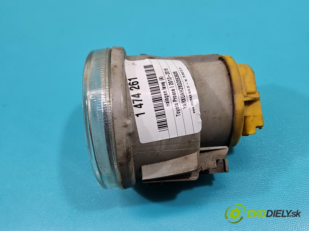 Toyota Proace I 2013-2016 2.0 D4D 128 hp manual 94 kW 1997 cm3 5- Halogen levý A3500611 (Klika dveří ostatní)