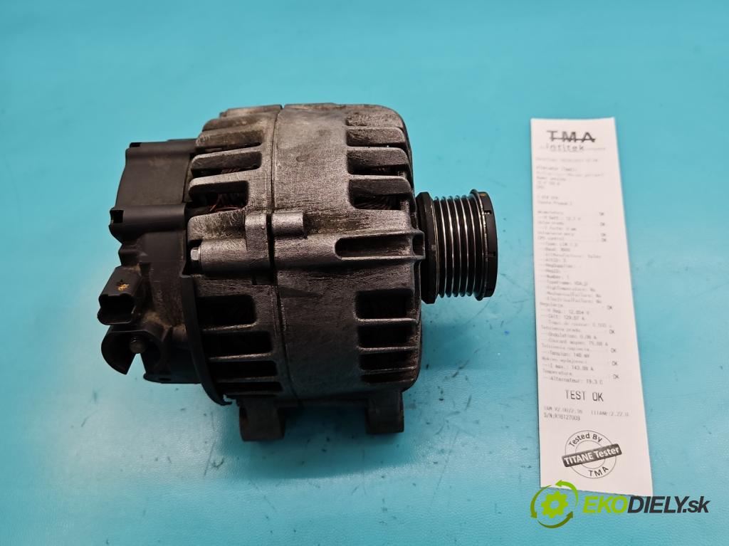 Toyota Proace I 2013-2016 2.0 D4D 128 HP manual 94 kW 1997 cm3 5- Alternator 9678048880 (Alternátor)