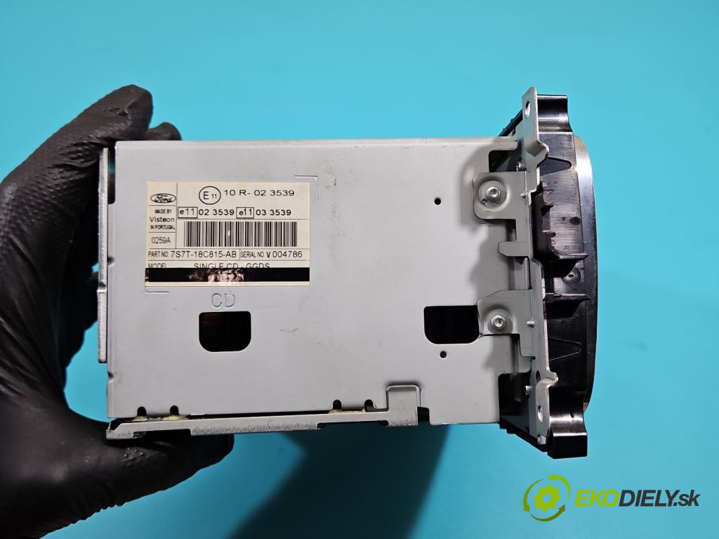 Ford Mondeo Mk4 2007-2014 1.6 16V 125 HP manual 92 kW 1596 cm3 5- Radio originál 7S7T-18C815-AB