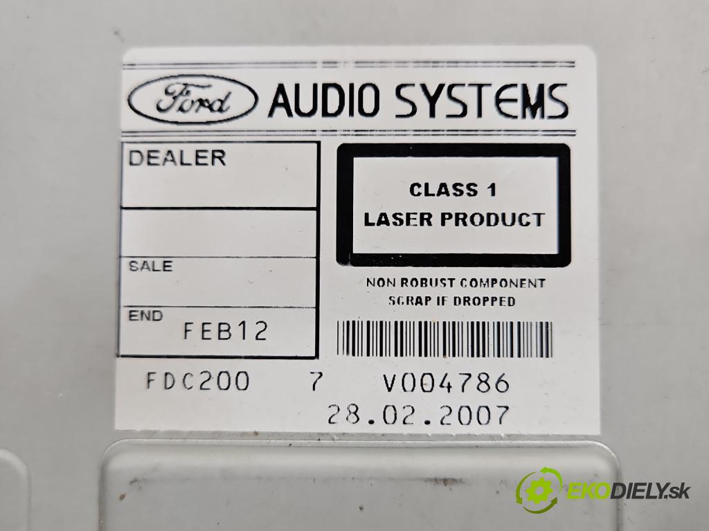 Ford Mondeo Mk4 2007-2014 1.6 16V 125 HP manual 92 kW 1596 cm3 5- Radio originál 7S7T-18C815-AB
