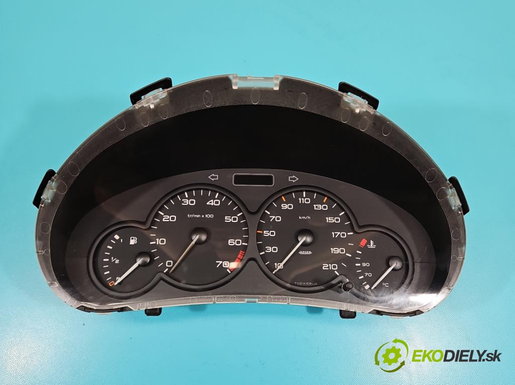 Peugeot 206 1.4 8V 75 HP manual 55 kW 1360 cm3 5- prístrojovka/ budíky 9634961180 (Prístrojová doska)