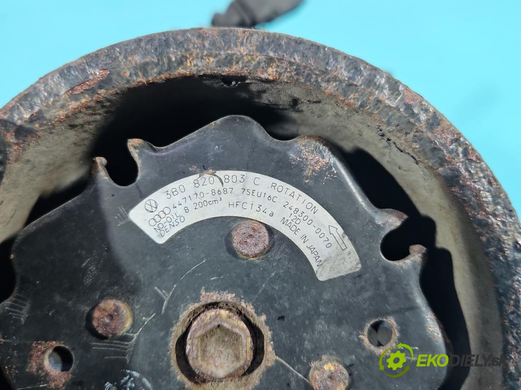 Vw Phaeton 3.2 V6 fsi 241KM automatic 177 kW 3189 cm3 4- Kompresor: klimatizácie 3B0820803C (Kompresor klimatizácie)