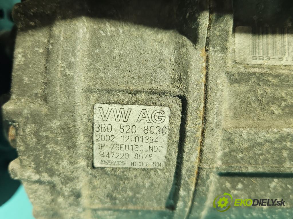 Vw Phaeton 3.2 V6 fsi 241KM automatic 177 kW 3189 cm3 4- Kompresor: klimatizácie 3B0820803C (Kompresor klimatizácie)