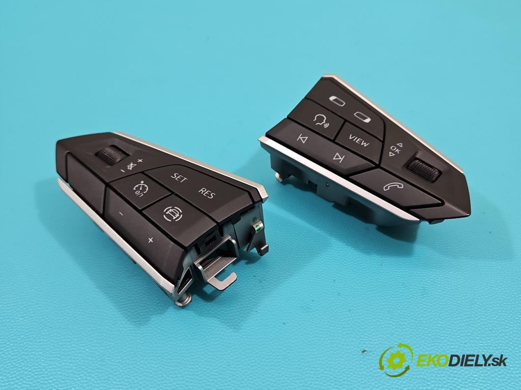 Seat Arona 2017- 1.0 TSI 110 HP manual 81 kW 999 cm3 5- prepínač multifunkční: řízení: 5FA919719A (Prepínacie páčky pod volantom)