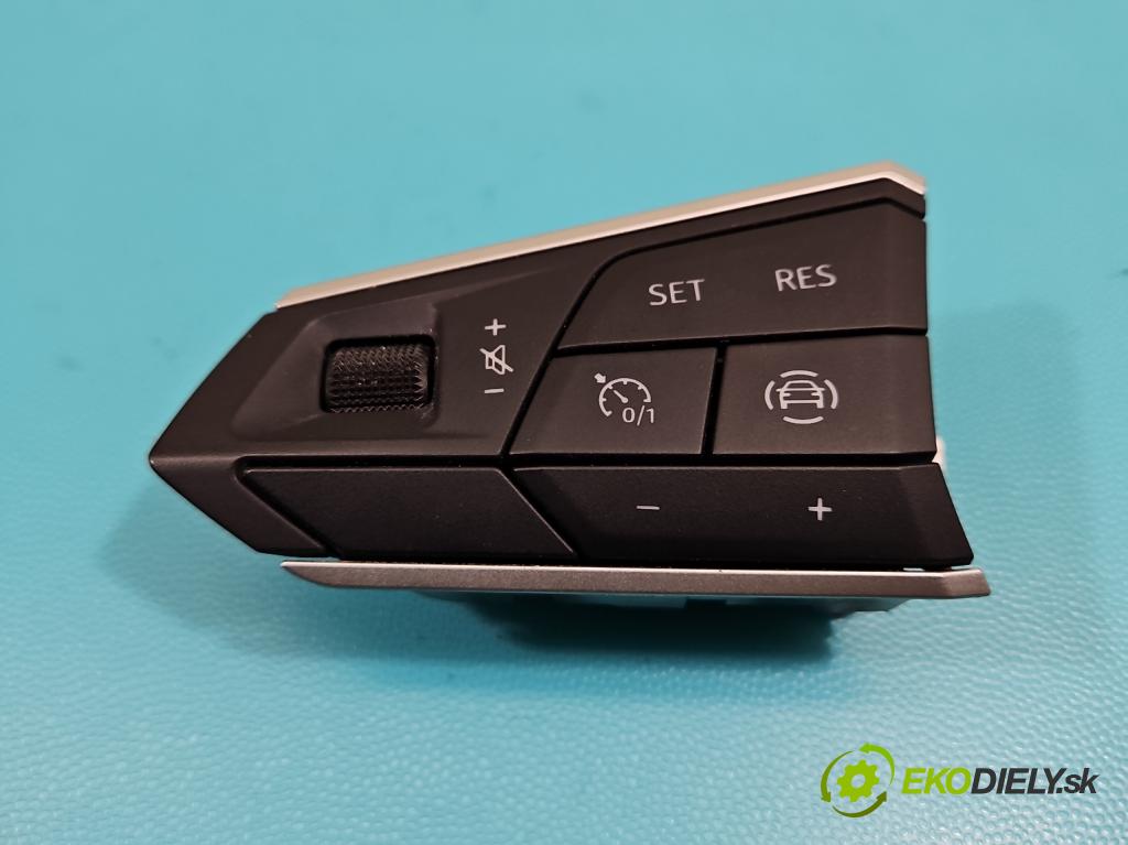 Seat Arona 2017- 1.0 TSI 110 HP manual 81 kW 999 cm3 5- prepínač multifunkční: řízení: 5FA919719A (Prepínacie páčky pod volantom)