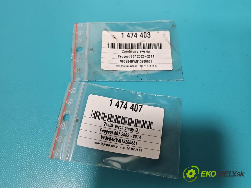 Peugeot 807 2002-2014 2.2 hdi 128 hp manual 94 kW 2179 cm3 5- náboj pravé  (Náboje)