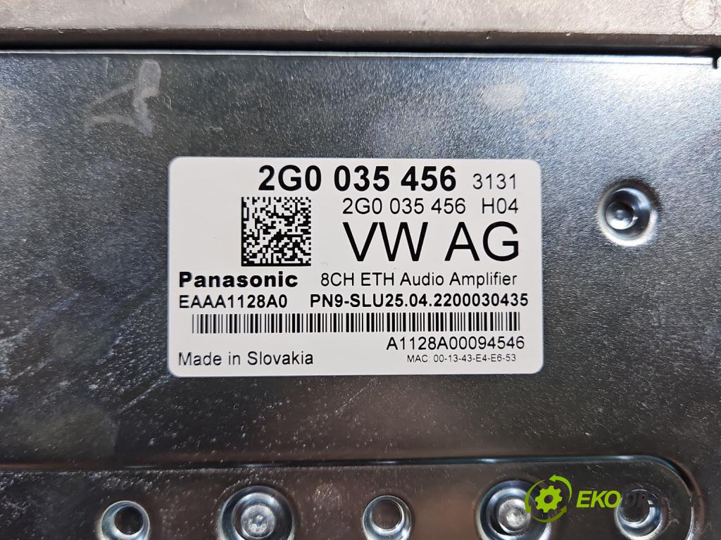 Seat Arona 2017- 1.0 TSI 110 HP manual 81 kW 999 cm3 5- Zesilovač: 2G0035456 (Zosilňovač)