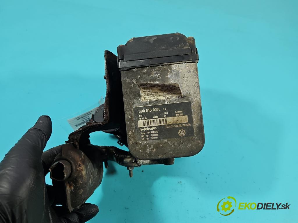 Vw Phaeton 3.2 V6 fsi 241KM automatic 177 kW 3189 cm3 4- Webasto 3D0815005L (Webasto (nezávislé topení))