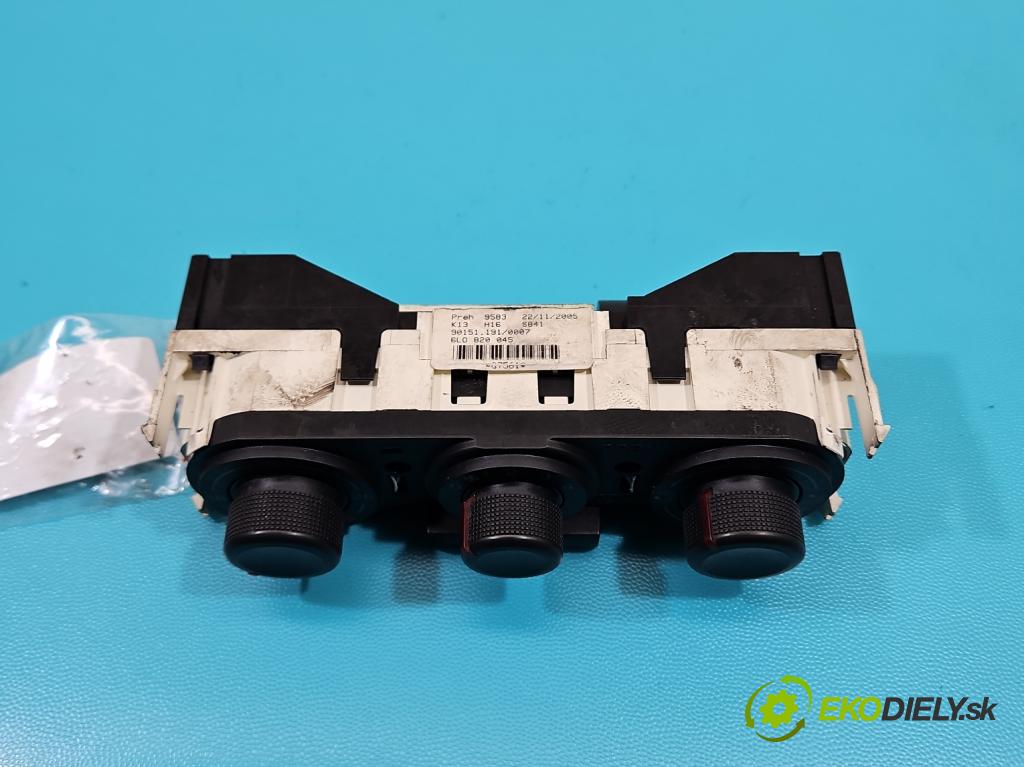 Seat Ibiza III 6L 2002-2008 1.4 tdi 80 HP manual 59 kW 1422 cm3 3- panel kúrenia 6L0820045