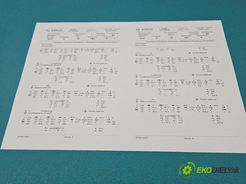 Seat Ibiza III 6L 2002-2008 1.4 tdi 80 hp manual 59 kW 1422 cm3 3- vstřikovací čerpadlo 0414720215 (Vstřikovač paliva)