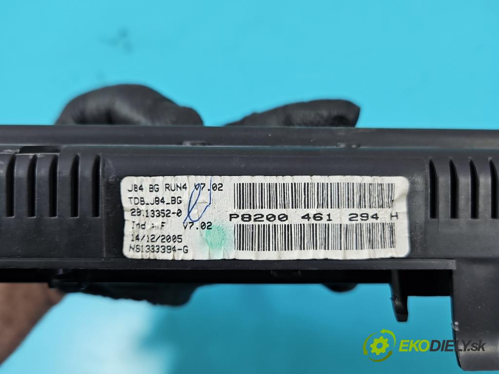 Renault Scenic II 2003-2009 1.9 dci 116 HP manual 85 kW 1870 cm3 5- prístrojovka/ budíky P8200461294H (Prístrojová doska)