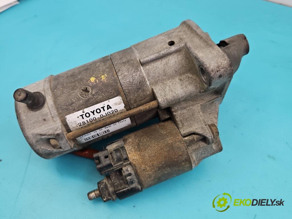 Toyota Yaris I 1999-2005 1.0 vvti 68 HP manual 50 kW 998 cm3 3- štartér 28100-0J020 (Štartér)