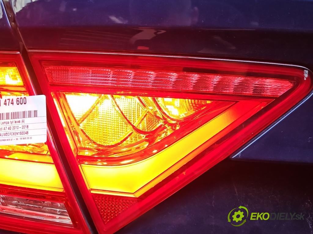 Audi A7 4G 2010-2018 4.0 V8 TFSI 420 hp automatic 309 kW 3993 cm3 5- svetlo / reflektor zadné ľavé 4G8945093 (Kľučka dverí ostatné)