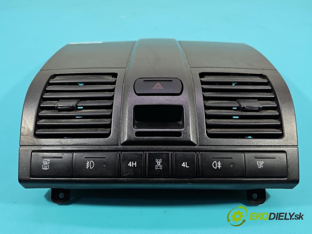 Ssangyong Rexton I 2001-2017 2.7 XDI 165 HP automatic 121 kW 2696 cm3 5- Mřížka: kúrenia stredová 76520-08000 (Mriežka kúrenia (fukár))