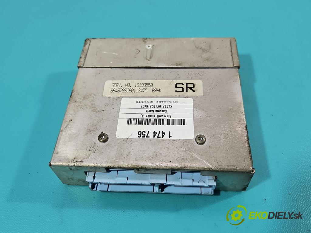 Daewoo Nexia 1.5 8V 75 HP manual 55 kW 1498 cm3 4- riadiaca jednotka motora 16199550