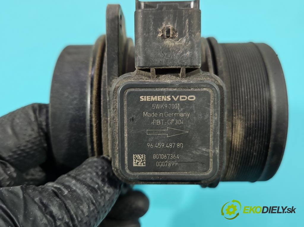 Citroen C4 Picasso I 2006-2013 2.0 hdi 136 HP automatic 100 kW 1997 cm3 5- průtokoměr: 5WK97001 (Váha vzduchu)