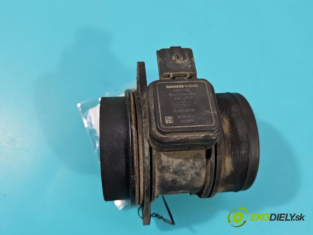 Citroen C4 Picasso I 2006-2013 2.0 hdi 136 HP automatic 100 kW 1997 cm3 5- průtokoměr: 5WK97001 (Váha vzduchu)