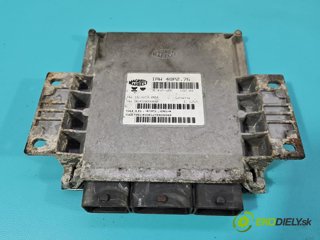 Peugeot 206 1.1 8V 60 HP manual 44 kW 1124 cm3 3- riadiaca jednotka motora IAW 48P2.76