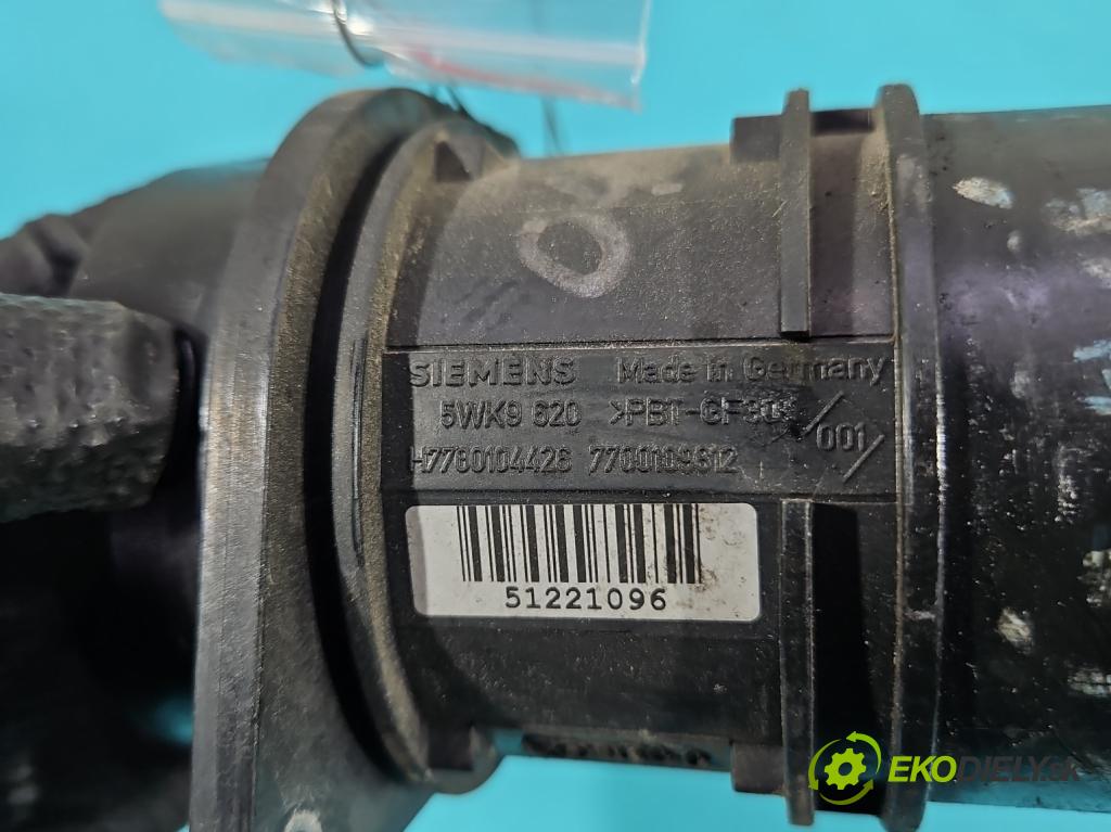 Renault Scenic II 2003-2009 1.9 dci 116 HP manual 85 kW 1870 cm3 5- průtokoměr: 5WKK9620 (Váha vzduchu)