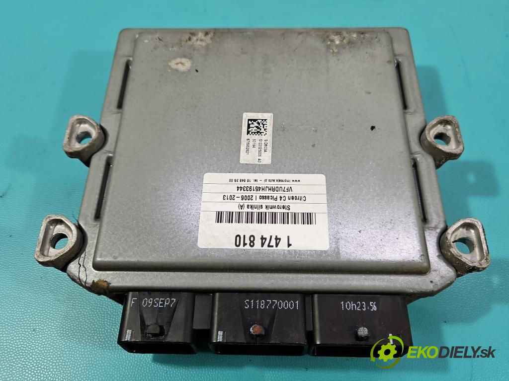 Citroen C4 Picasso I 2006-2013 2.0 hdi 136 HP automatic 100 kW 1997 cm3 5- riadiaca jednotka motora 9664287480