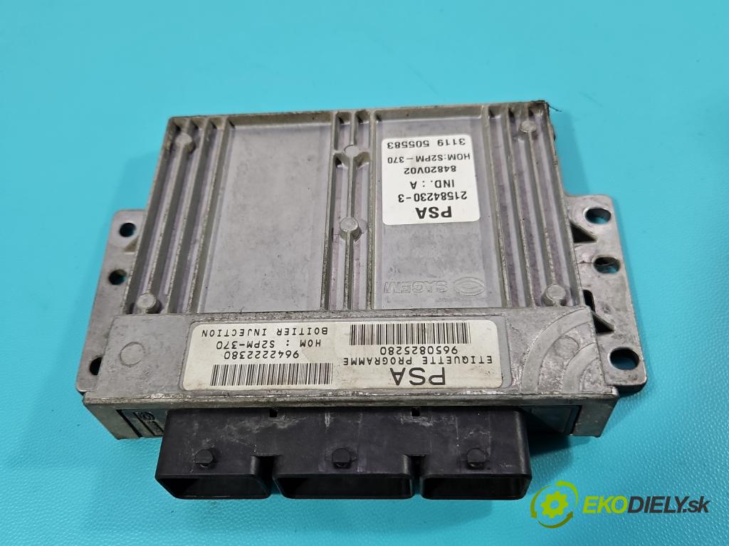Citroen C3 I 2002-2009 1.4 8V 73 HP manual 54 kW 1360 cm3 5- riadiaca jednotka motora 9650825280