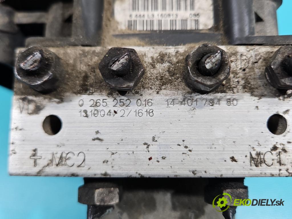 Toyota Proace I 2013-2016 2.0 D4D 128 HP manual 94 kW 1997 cm3 5- čerpadlo abs 0265252016 (Pumpa ABS)