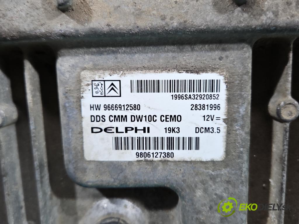 Toyota Proace I 2013-2016 2.0 D4D 128 HP manual 94 kW 1997 cm3 5- riadiaca jednotka motora 9666912580
