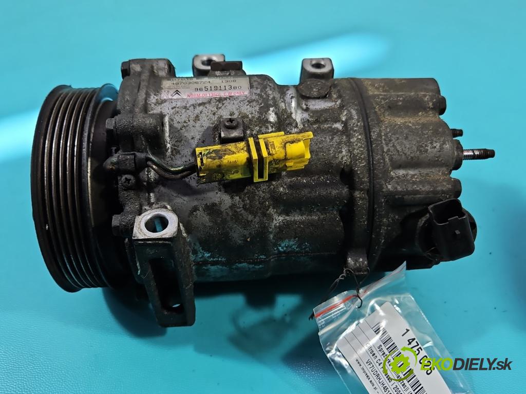 Citroen C4 Picasso I 2006-2013 2.0 hdi 136 HP automatic 100 kW 1997 cm3 5- Kompresor: klimatizácie 9651911380 (Kompresor klimatizácie)