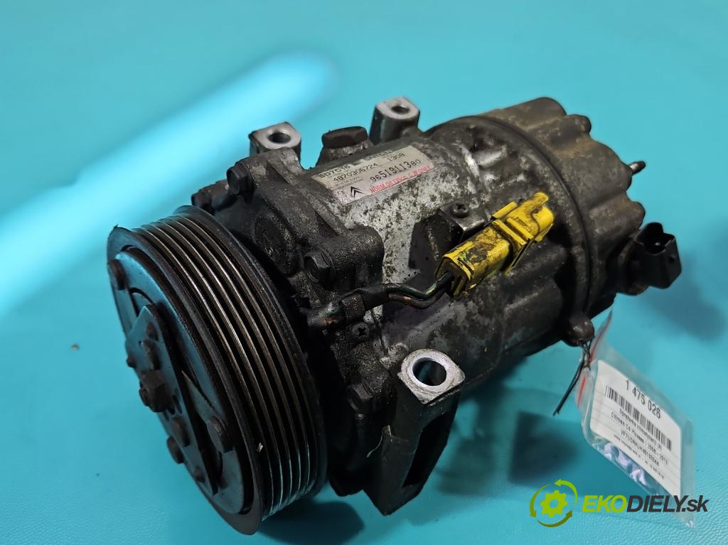 Citroen C4 Picasso I 2006-2013 2.0 hdi 136 HP automatic 100 kW 1997 cm3 5- Kompresor: klimatizácie 9651911380 (Kompresor klimatizácie)