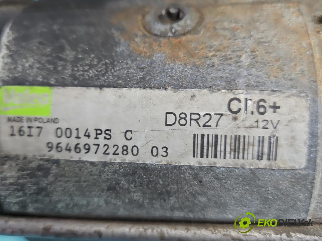 Citroen C4 Picasso I 2006-2013 2.0 hdi 136 HP automatic 100 kW 1997 cm3 5- štartér D8R27 (Štartér)