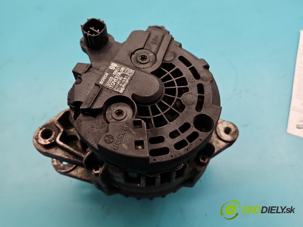 Toyota Yaris II 2005-2011 1.4 D4D 90 HP manual 66 kW 1364 cm3 5- Alternator 27060-0N011 (Alternátor)